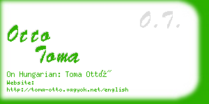 otto toma business card